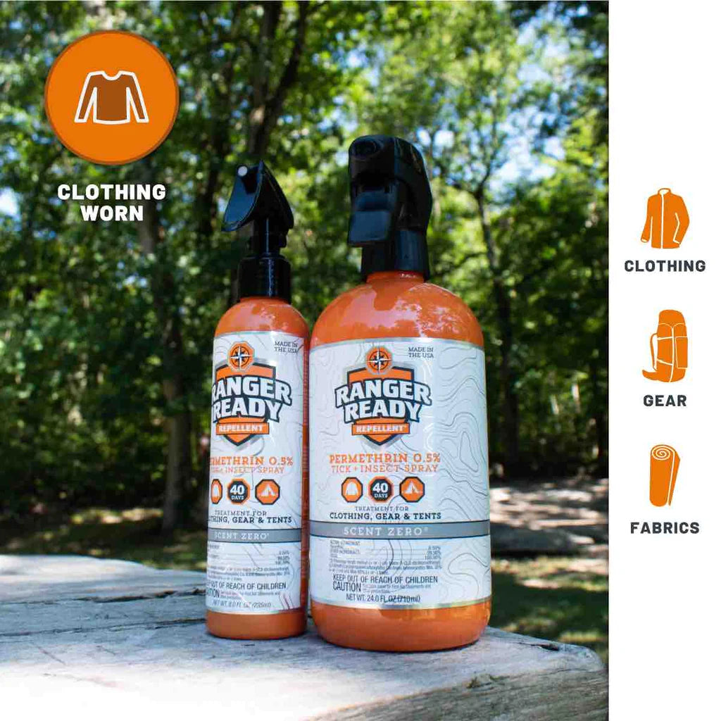 RANGER READY REPELLENT | PERMETHRIN TRIGGER SPRAY | SCENT ZERO | 710ML | 24.0OZ