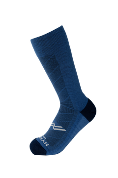 HYKER Apparel - Recycled Polyester Tick Repellent Crew Sock - Dark Blue